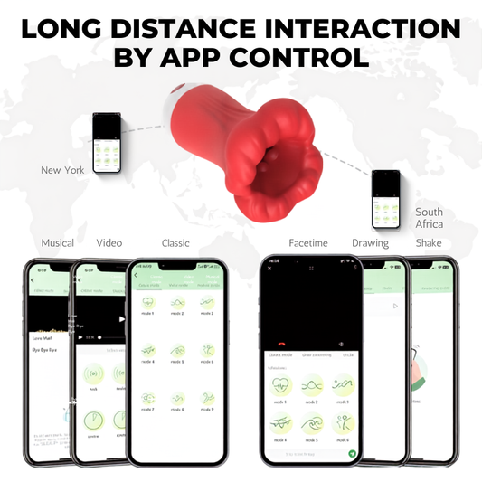 Lip Service - App-Controlled Interactive Male Stroker