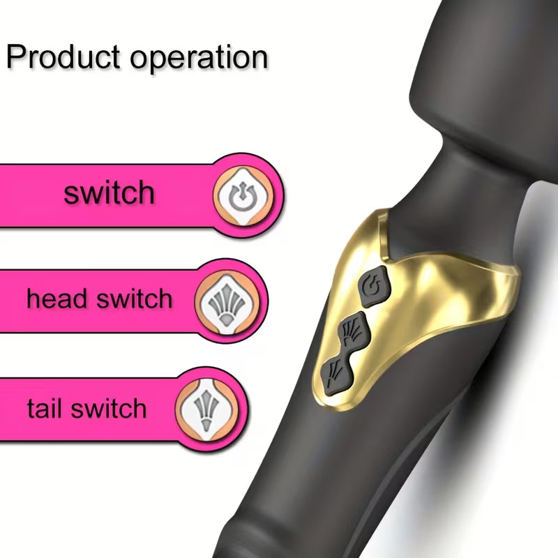 Deluxe Vibrator Wand