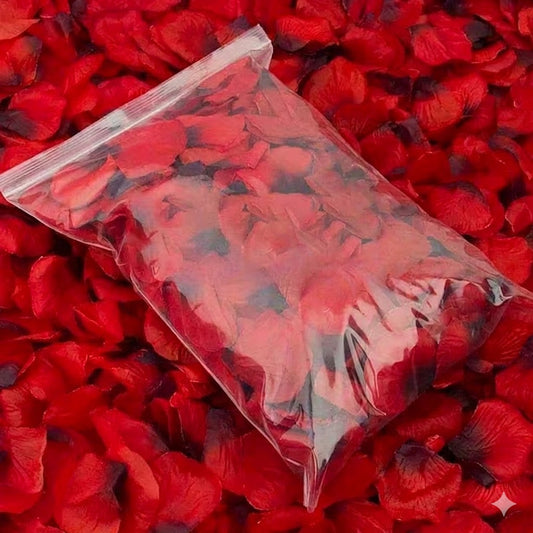Romantic Red Rose Petals