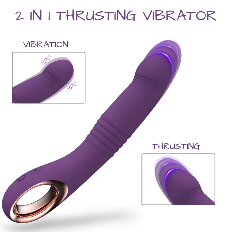 Thrusting Dildo Vibrator