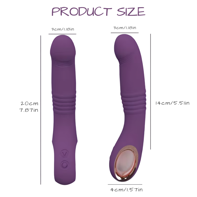 Thrusting Dildo Vibrator